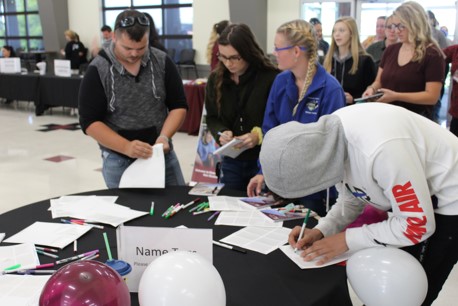 New student orientation sign-in